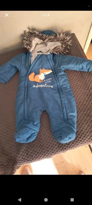 Dwa kombinezony zimowe dla chłopca