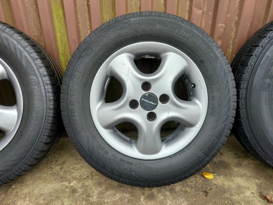 Alufelgi 5.5x14 ET49 Opel 4x100 koła letnie Irmscher KBA43036 4szt