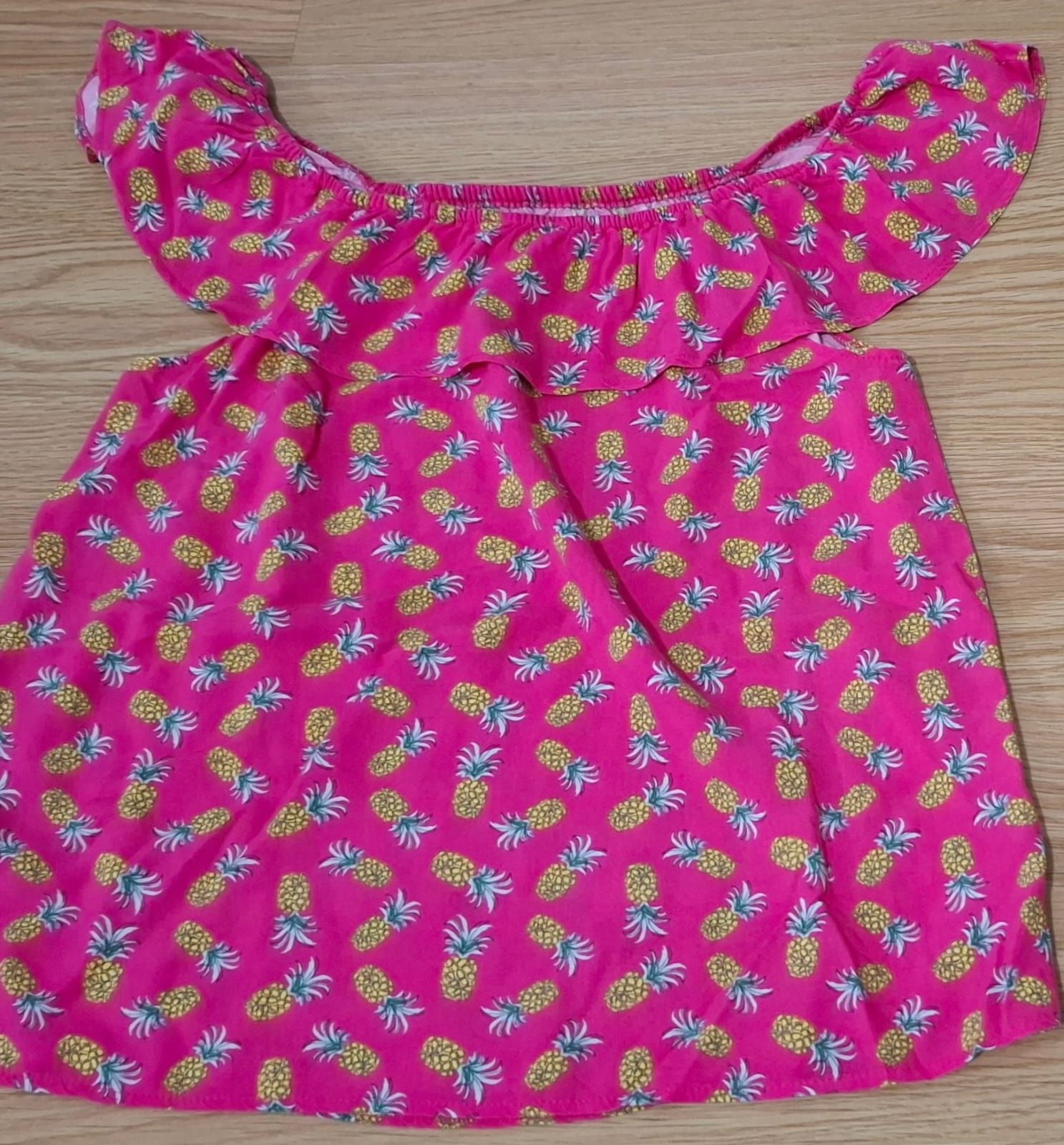 T-Shirt Estampado Ananás: Tam 12-13 Anos