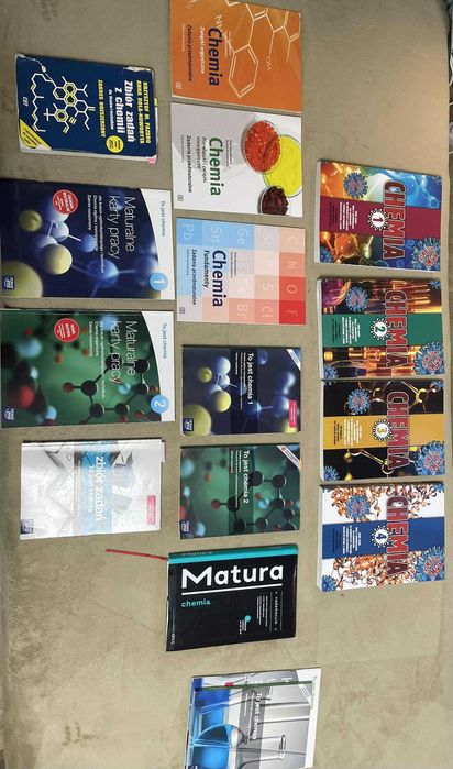 ksiązki maturalne - komplety z chemii i biologii - cena opis!