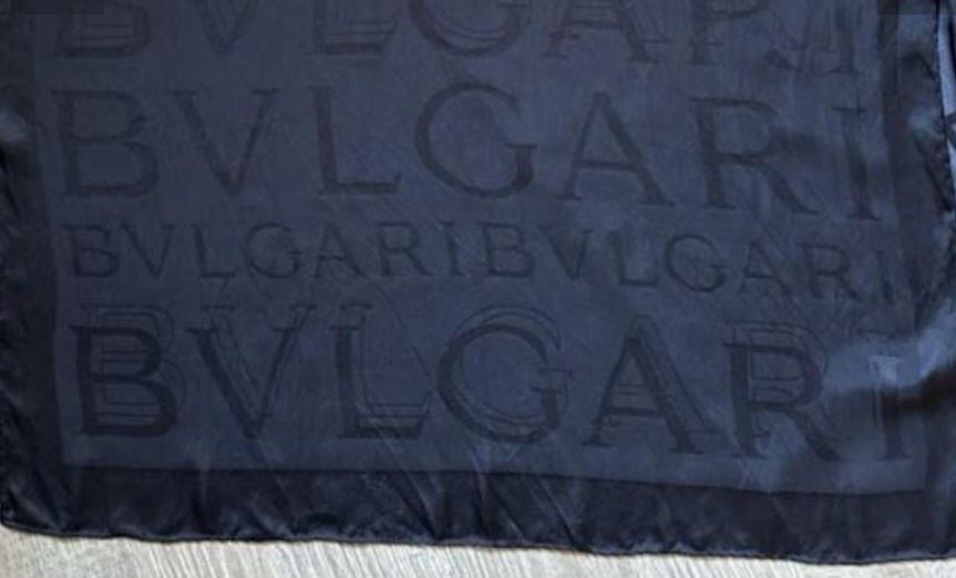 Оригінальний шарф BVLGARI Італія 100% шовк