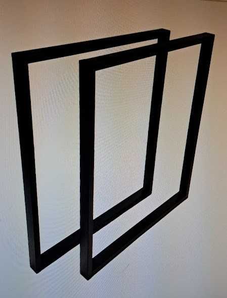 Dwie nogi do biurka stołu loftowe