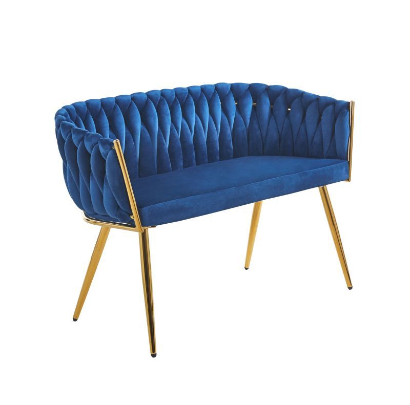 Sofa przeplatana Glamour (7 kolorów)