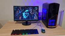 Zestaw Do Gier i7 8x3.8GHz/Ram-16GB/Grafika-4GB/SSD+1TB/Monitor 24'