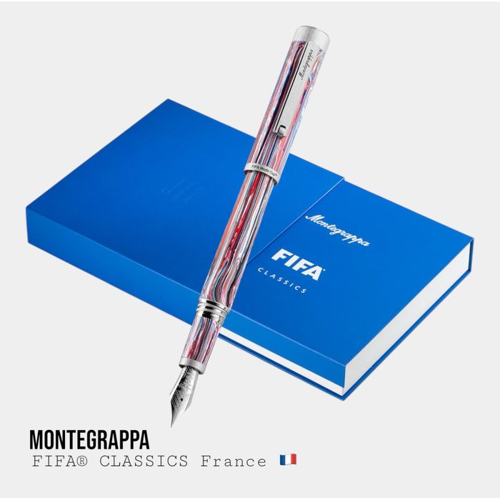 Пір’яна Ручка Montegrappa FIFA France | Ліміт 100 шт | 14K золоте перо
