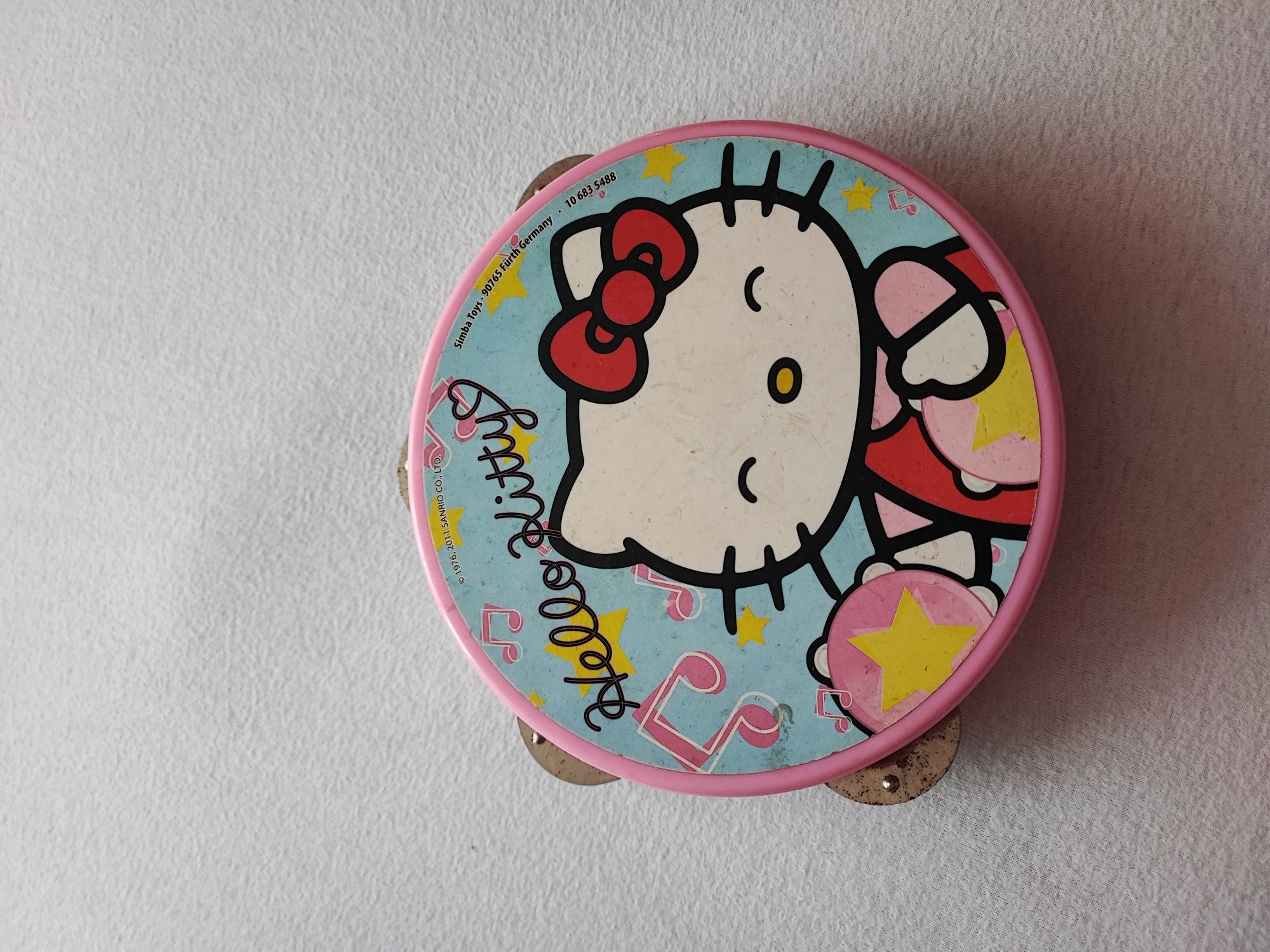 Tamburyno i organki Hello Kitty różowe