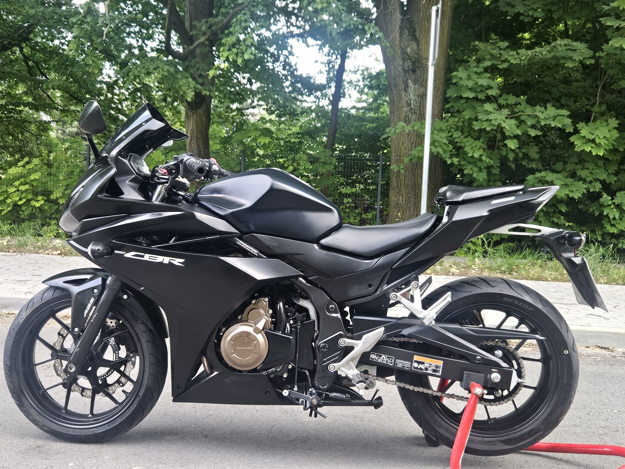 Honda cbr 500 r cbr500rr cbr500r a2 Czarna Niski przebieg