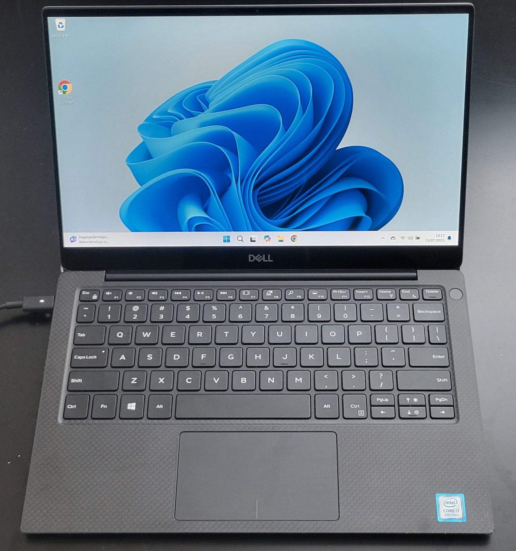 Laptop Dell XPS 13'', i7 8GB 512GB 64bit, ekran dotykowy+zasilacz