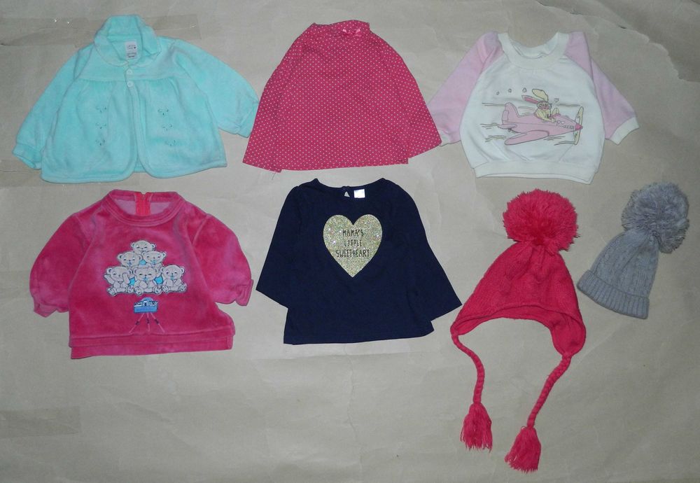 Пакет речей дівчинці 6-9 місяців зріст 68-74 см \ 30+ шт