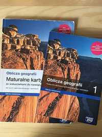 zestaw podręcznik zestaw ćwiczeń maturalne karty oblicza geografii 1