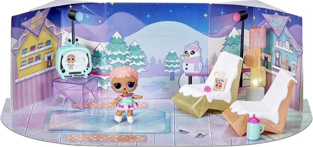 Наборы LOL Winter Chill. Маленькие комнатки Спа. Фигуристка.