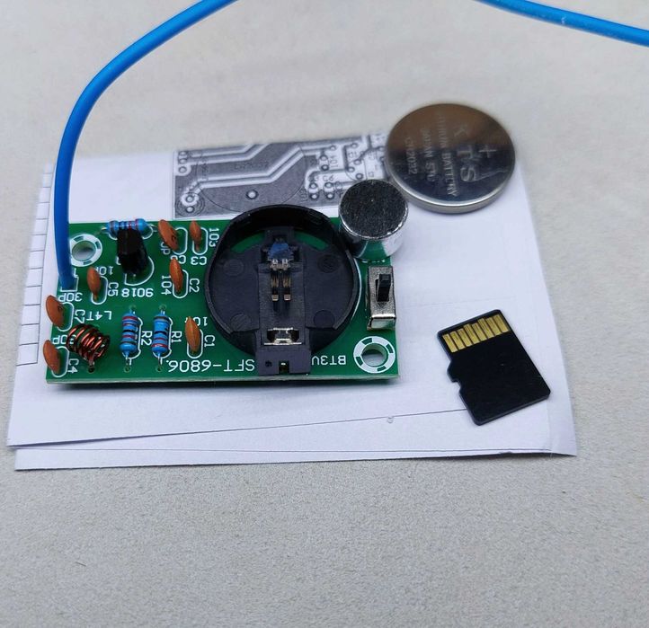 ФМ Радіо мікрофон з радіоканалом, високочутливий фм - передавач 22-DSP