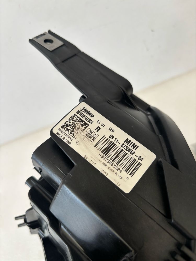 Mini Cooper F55 F56 lift lampa prawy przód prawa przednia EU LED
