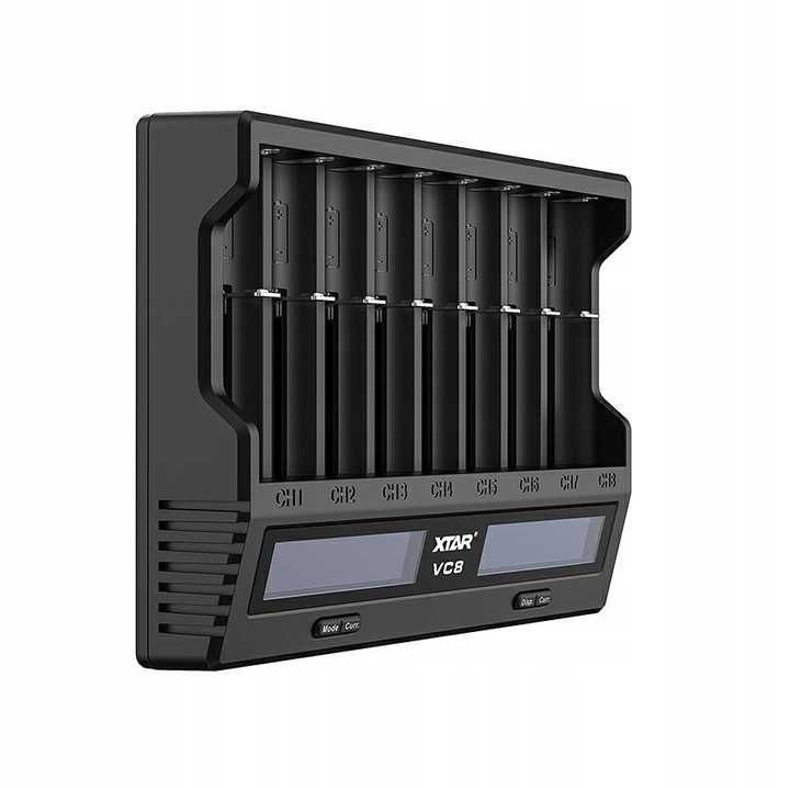 Ładowarka XTAR VC8 18650/26650 Li-ION/Ni-MH USB