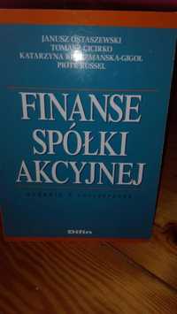 Finanse spółki akcyjnej J.Ostaszewski