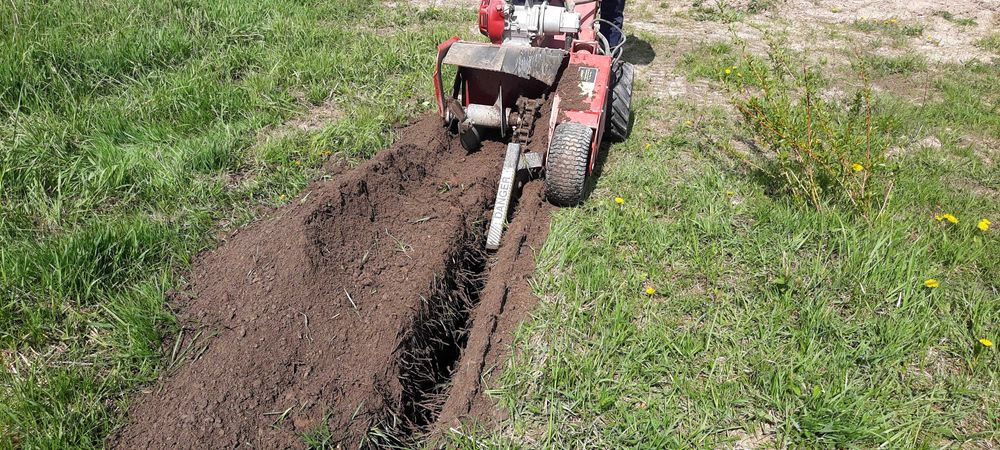 koparka łańcuchowa nawodnienia wykopy liniowe wynajem dostawa