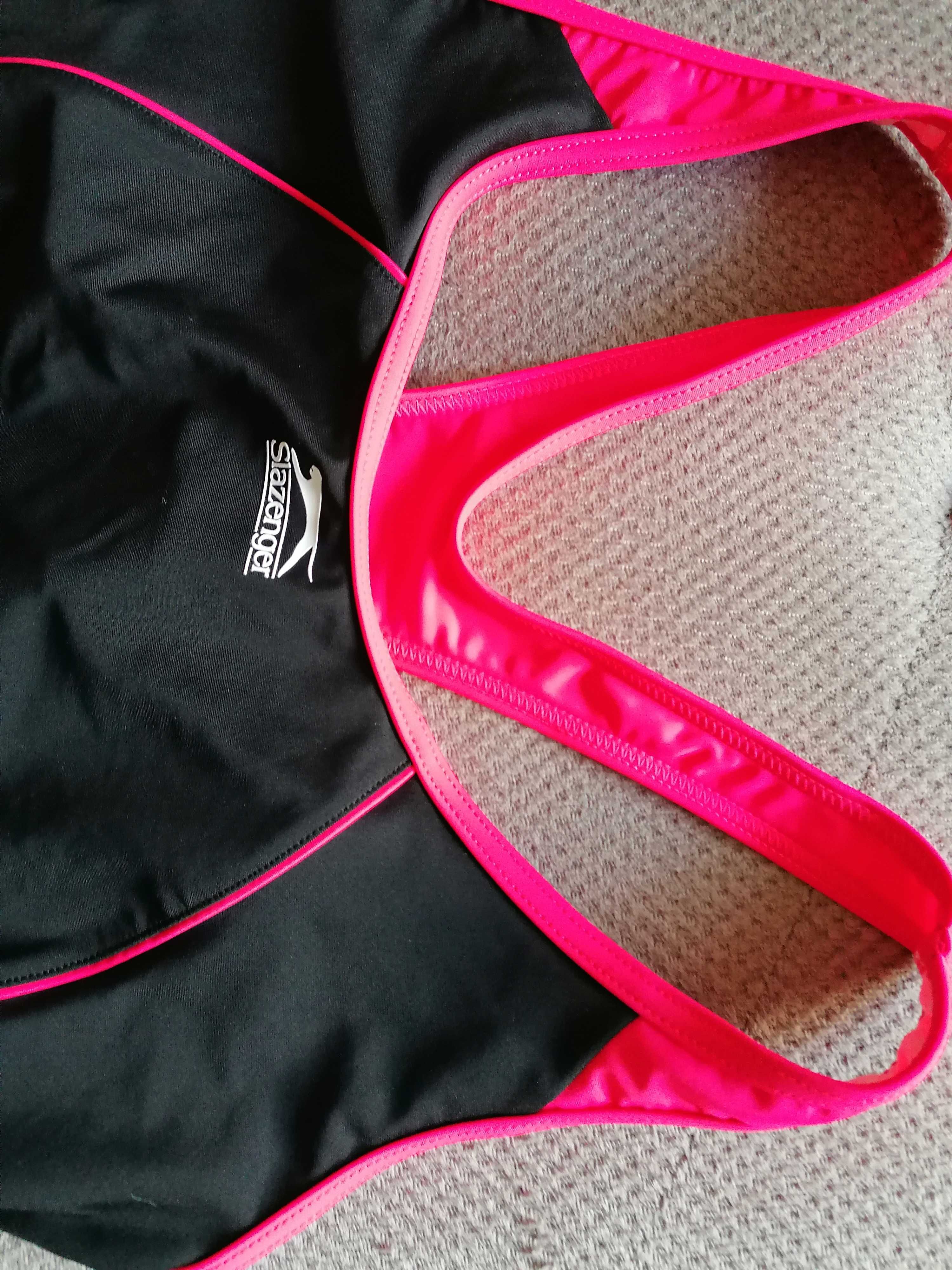 Nowy sportowy kostium kąpielowy Slazenger czarno różowy XXXL 20