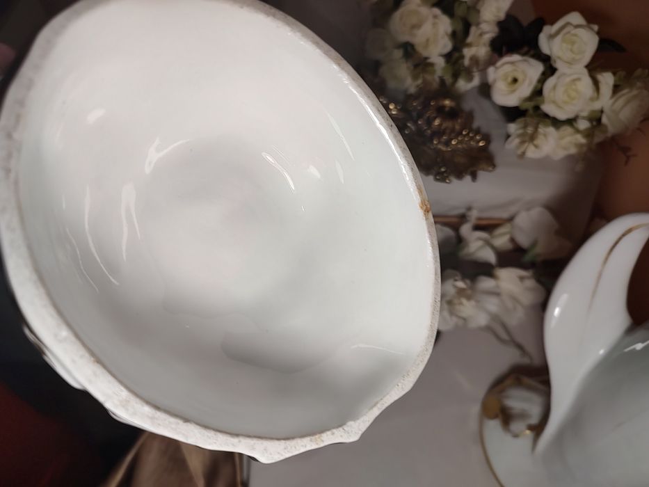 Para dużych wazonów Vieux Paris porcelana