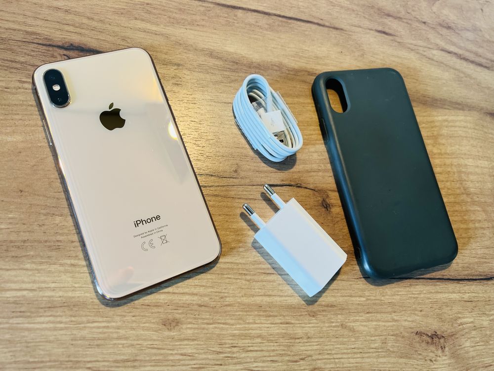 iPhone XS 64 GB złoty 100% sprawny bdb stan