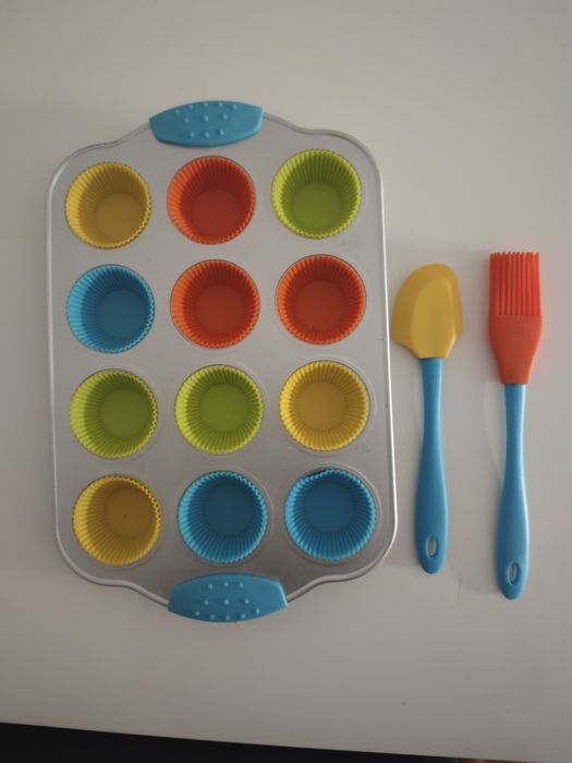Formas de silicone com utensílios