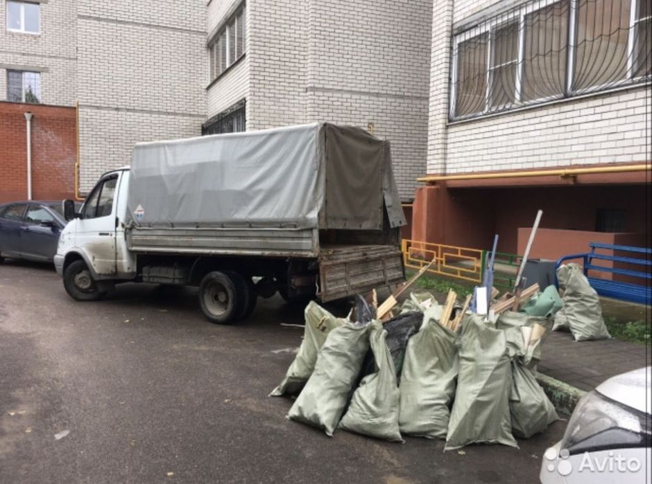 Вывоз мусора, хлама.