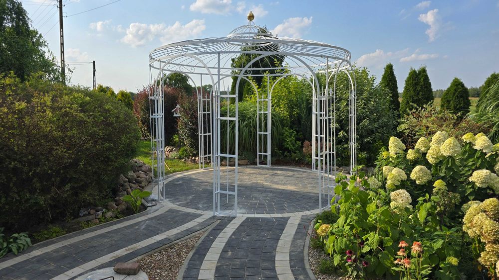 Altana metalowa okrągła