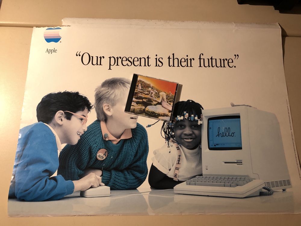 Poster original Apple 1985 Macintosh Iphone
