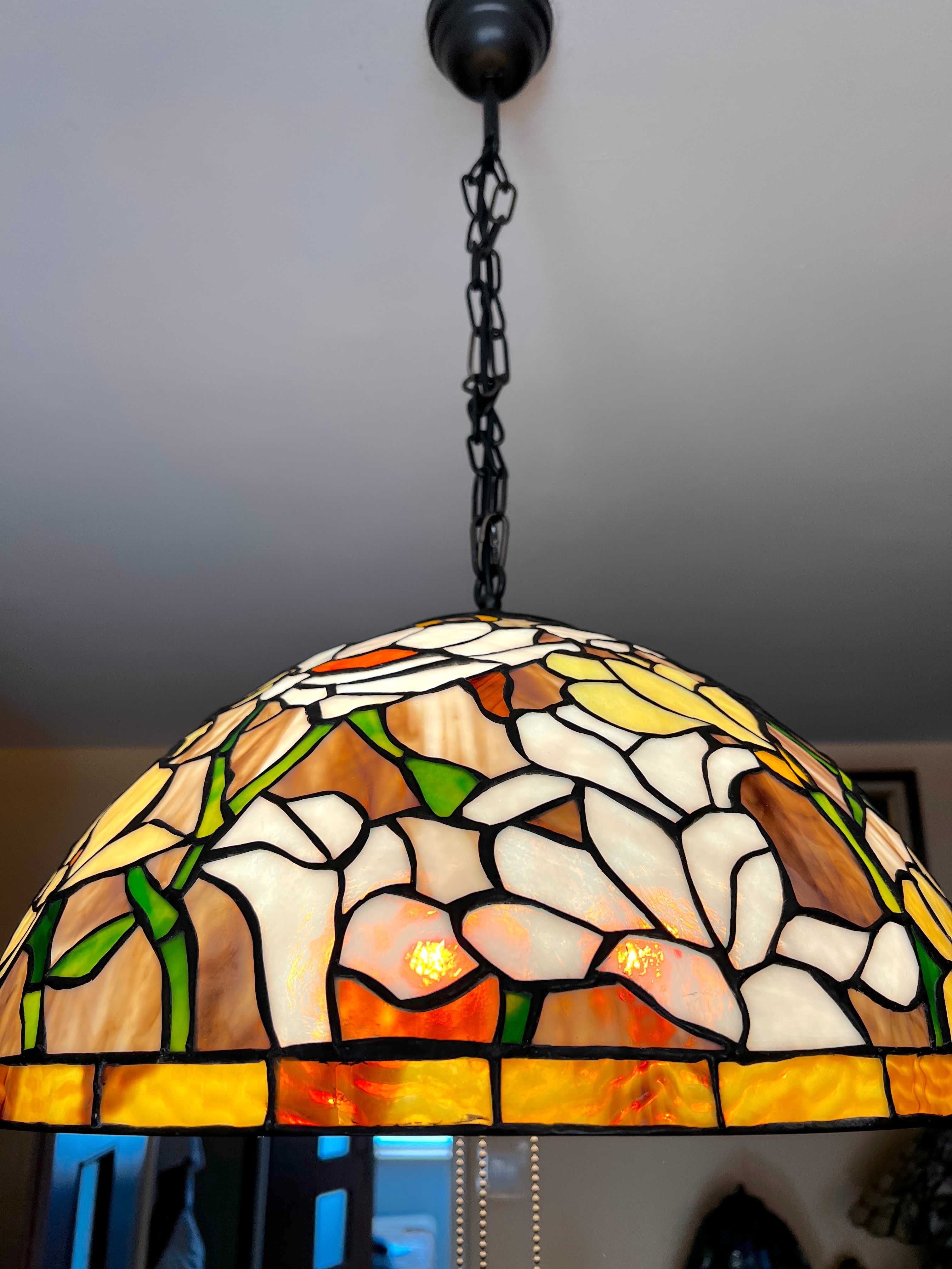 Żyrandol Lampa Wisząca - Tiffany