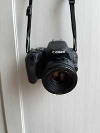 Lustrzanka Canon EOS 200D + obiektyw Canon 1.8 50mm STAN IDEALNY