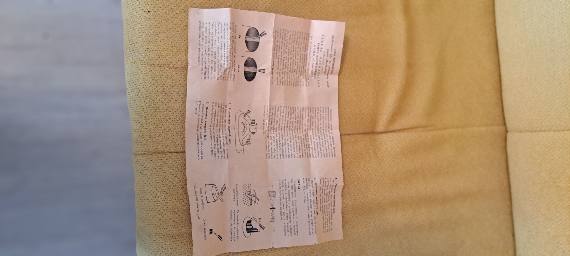 Repasacja, maszynka do podnoszenia oczek