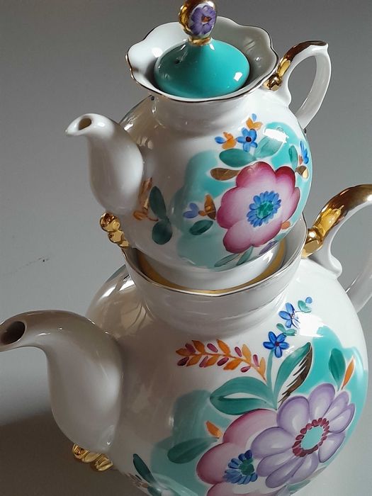 Dzbanek i czajniczek. Porcelana. Fabryka Sumy.