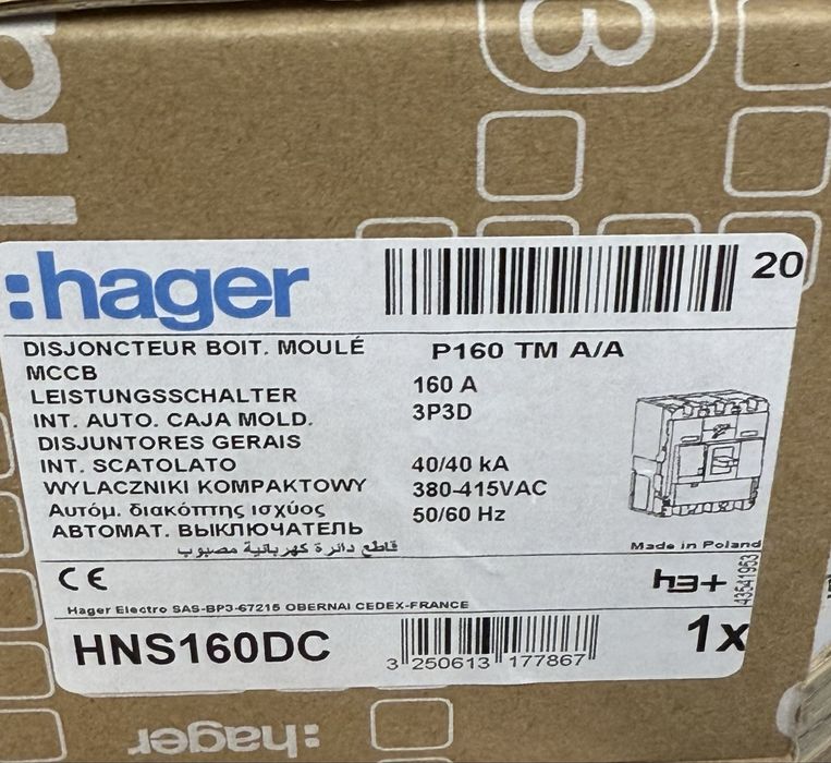 Wyłącznik mocy 160A 3P
