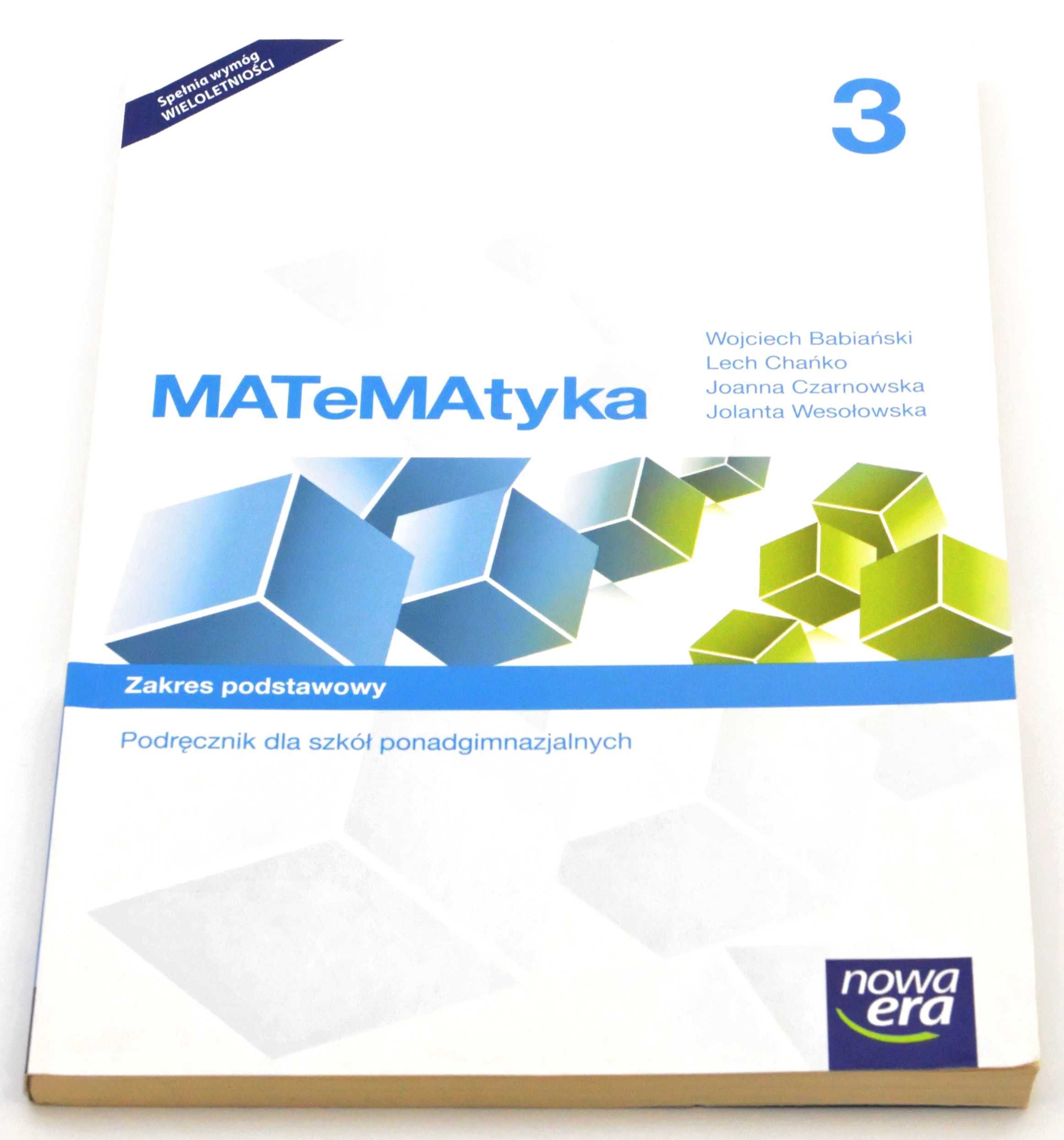 MATeMAtyka 3 Podręcznik Zakres podstawowy Praca zbiorowa