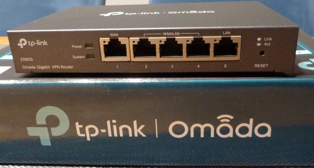 Router TP-LINK TL-ER605 Multi-WAN, VPN, Omada, Gigabit