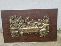 Santa ceia de cristo muito antiga em metal