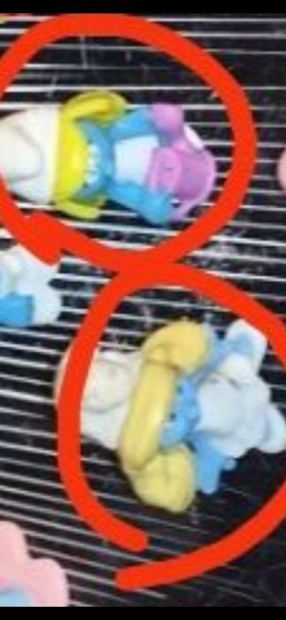 8 figurek postaci z bajki smerfy 5 Smerfetka 3 papa smerf