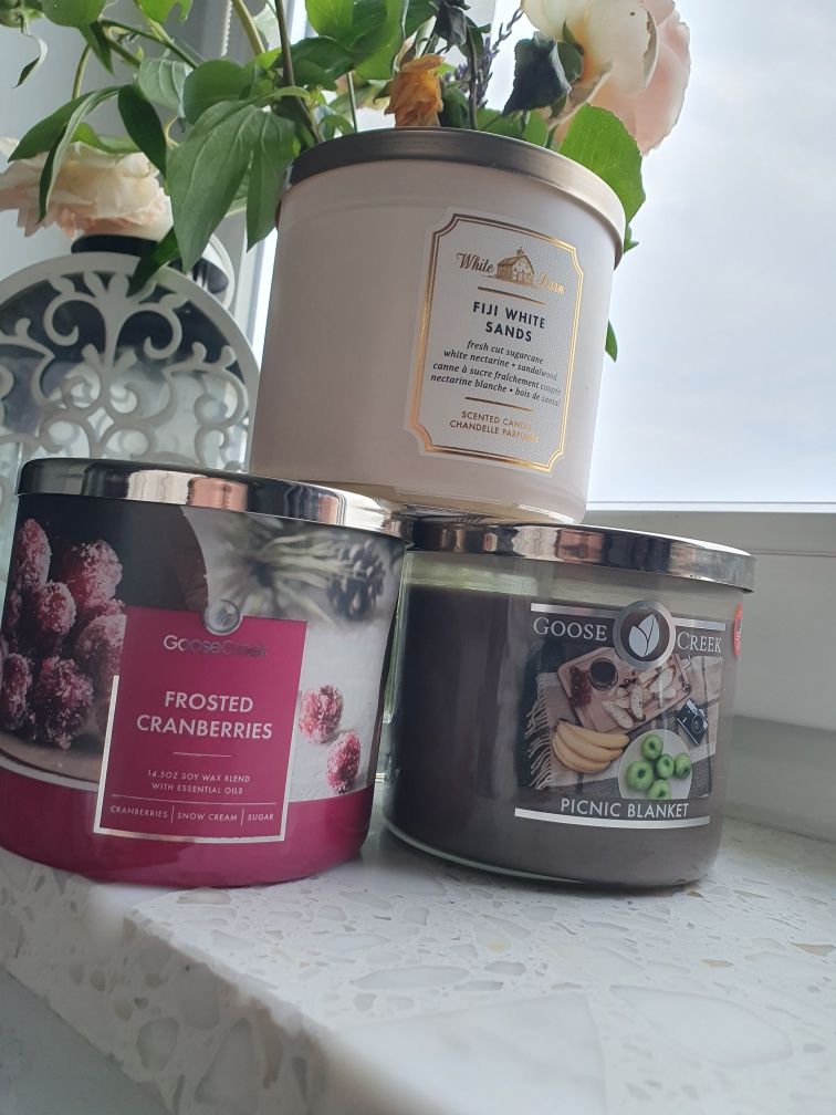 Goose Creek Bath and Body Works świece zapachowe