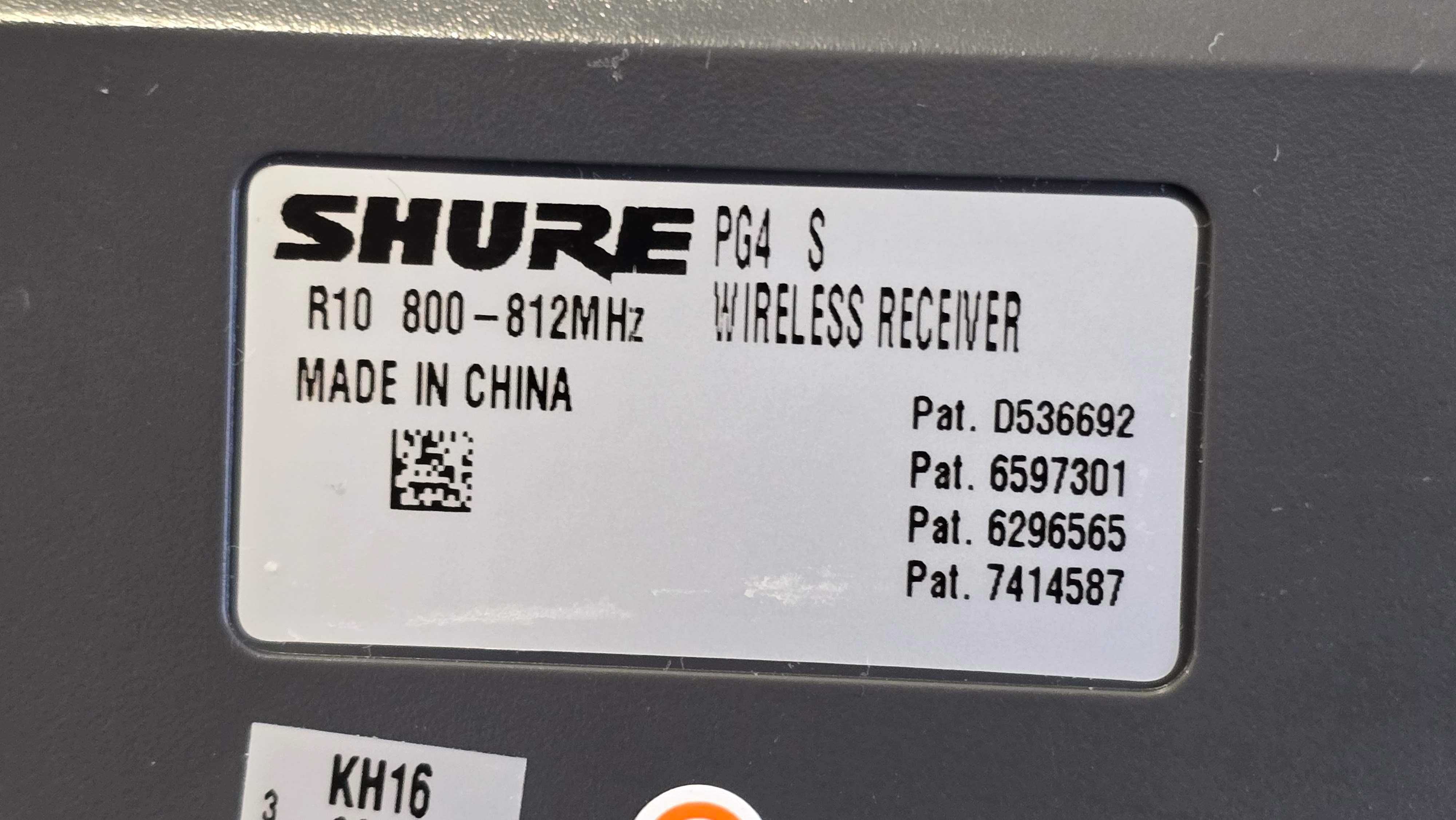 SHURE PG4 - odbiornik mikrofonu bezprzewodowego