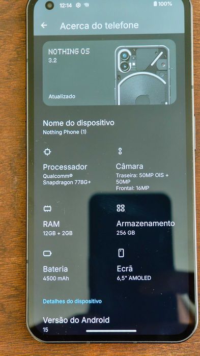 Nothing phone 1 256gb 12+2gb ram