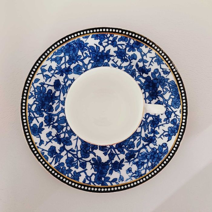 **WIELKA filiżanka porcelana stary COALPORT 1875_1881