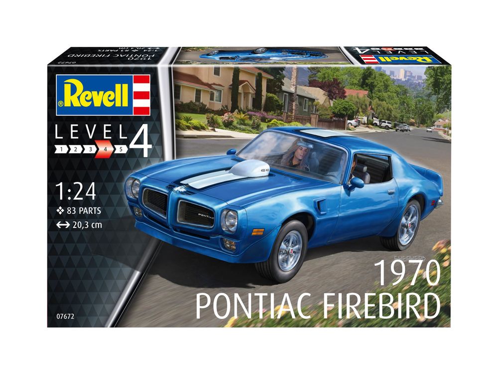 SAMOCHÓD model 1/25 Revell 07672 samochód 1970 PONTIAC FIREBIRD
