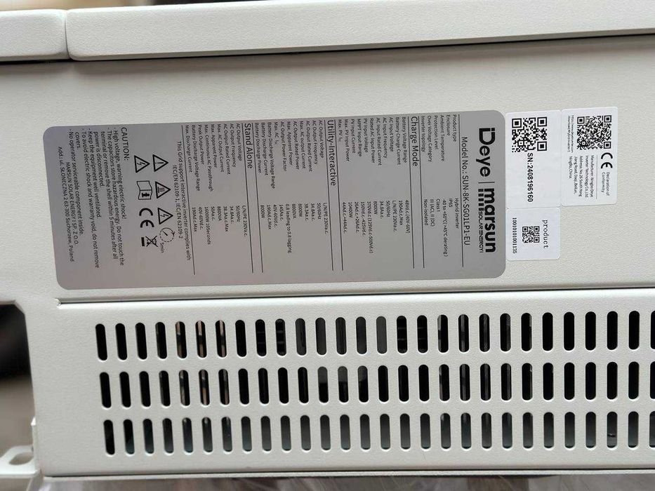 Deye SUN-8K-SG01LP1-US/EU в Наявності