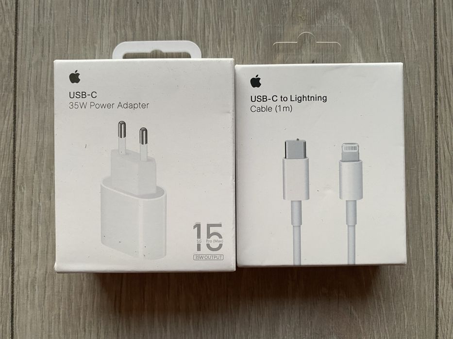 Oryginalna Ładowarka + Kabel do iPhone usb-c Lighting apple 35w Okazja