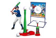 Gra w Baseball Zestaw Treningowy Dla Dzieci Kij Piłki Wyrzutnia