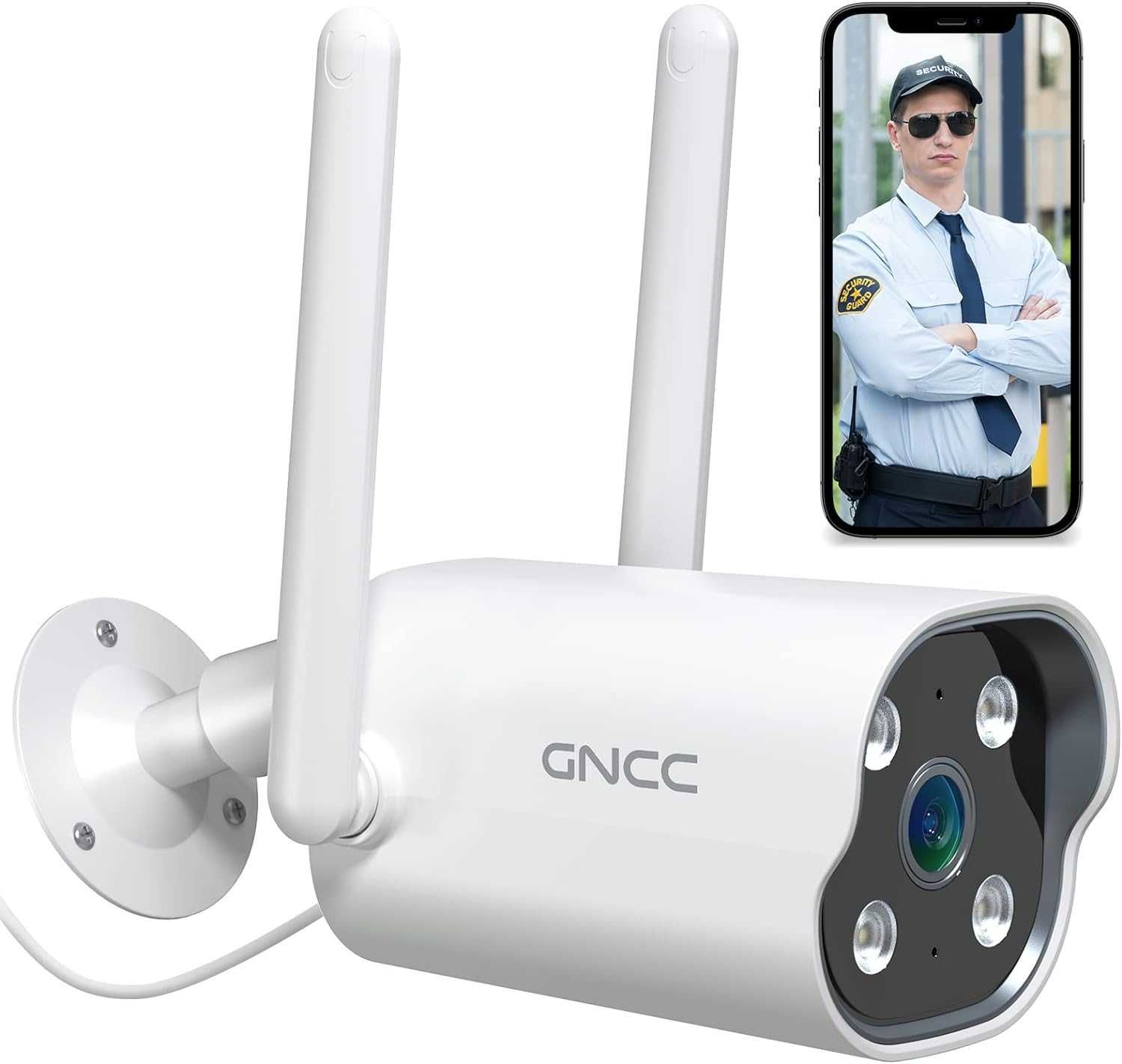 GNCC T1 Kamera bezpieczeństwa 1080P na zewnątrz ip