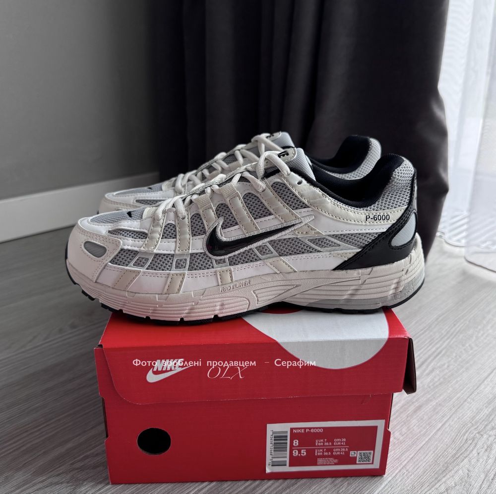 Оригинальные Nike P-6000 Platinum Tint Black light bone