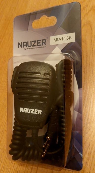 Microfone altifalante PTT-Nauzer para Walkie Talkies Kenwood,Baofeng.