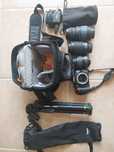 Nikon d3000 + acessorios + varias lentes - oportunidade