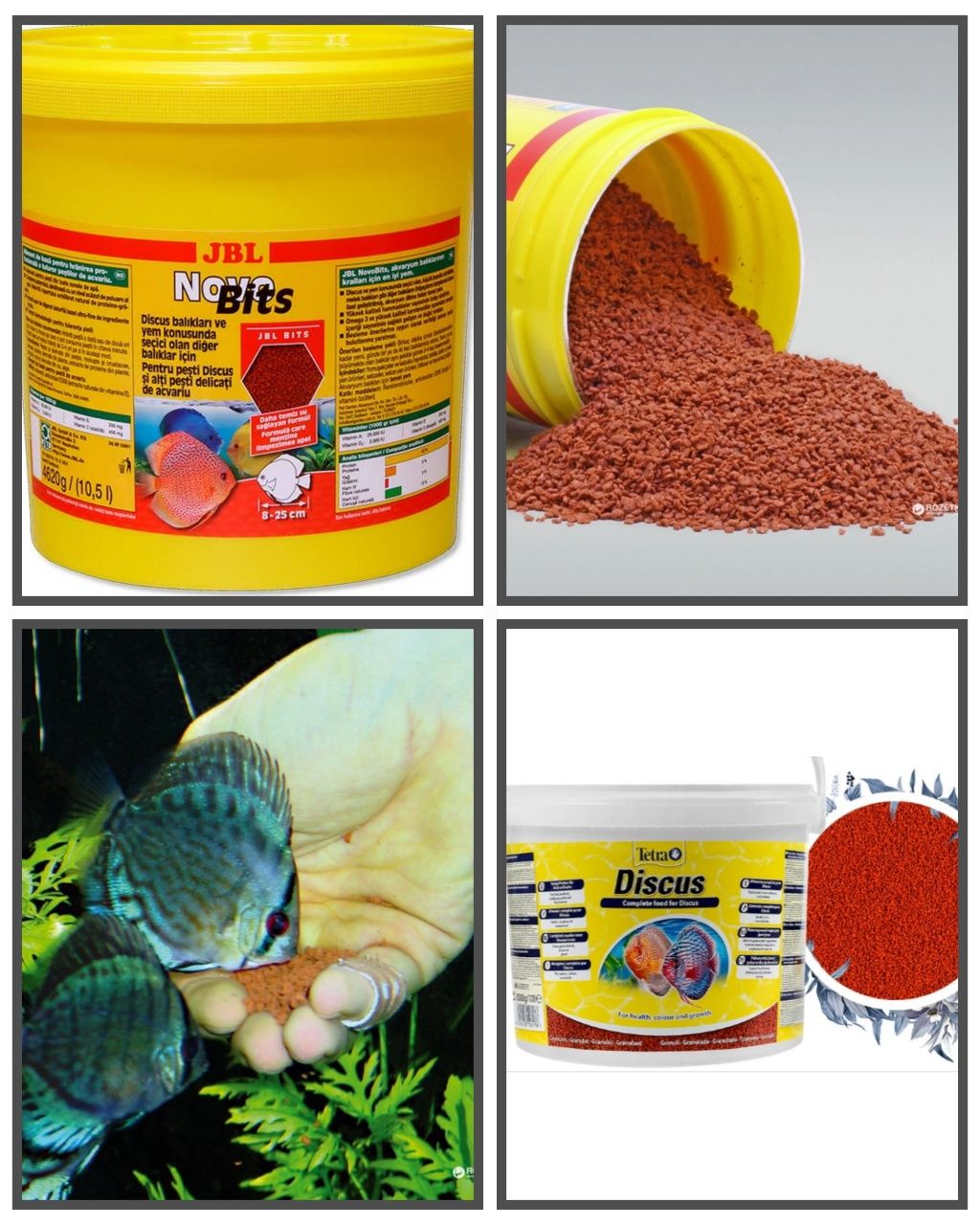 Корм для Дискусов Jbl Novo bits granules Tetra Discus granules