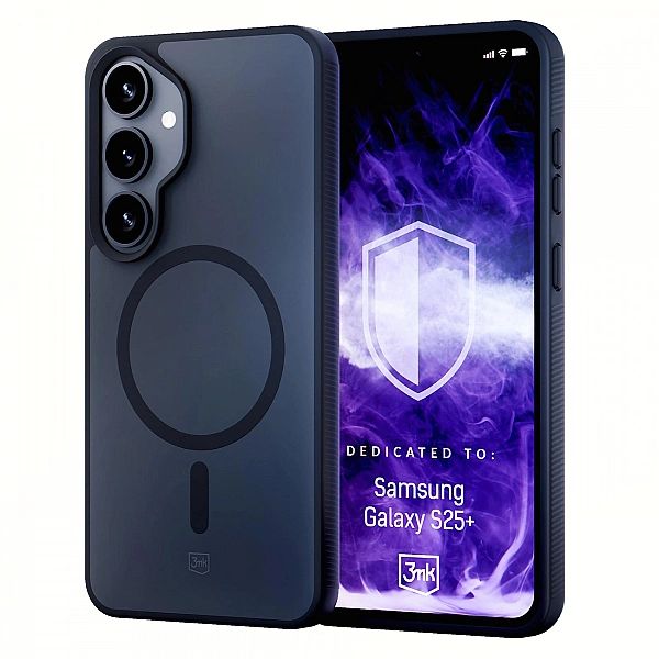 Etui 3mk Smoke MagCase na Samsung Galaxy S25+ - czarne